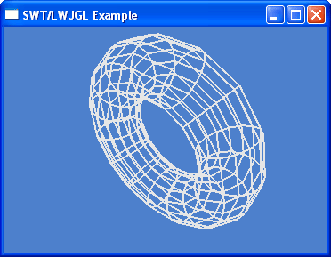 Picture showing an OpenGL example