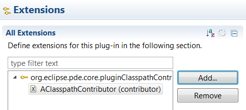 An example classpath contributor extension