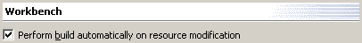 Workbench preference page
