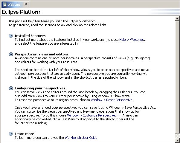 Default Welcome Page