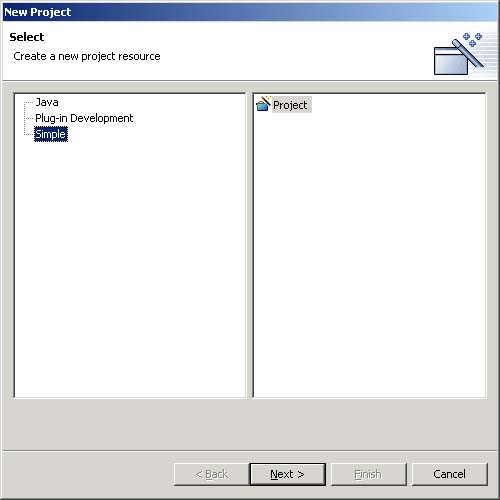 New Project Wizard