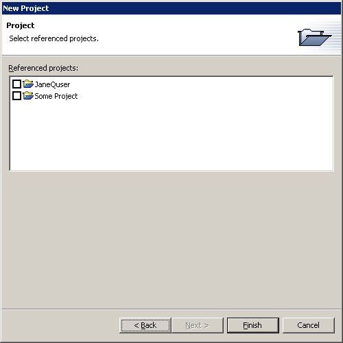 Project references page