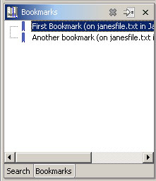 Bookmarks view