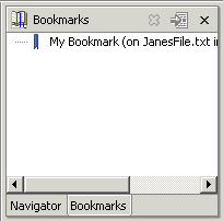 Bookmark view