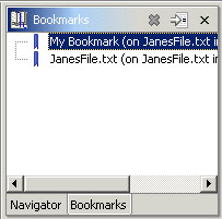 Bookmark view