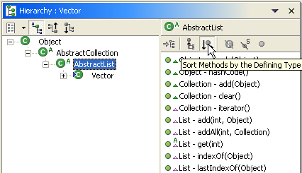 Sort members by the defining type in the type hierarchy