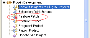 New feature patch wizard