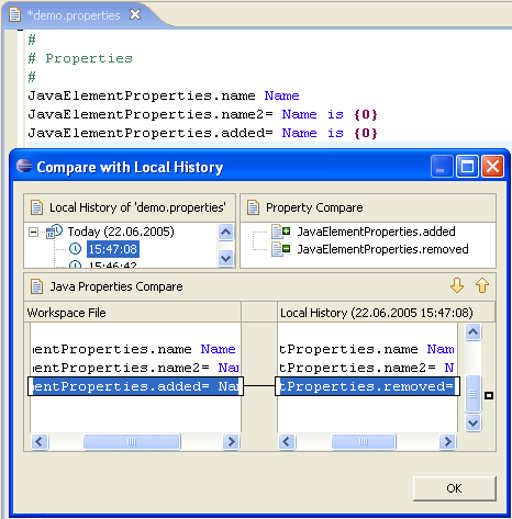 Picture of Java Properties File editor