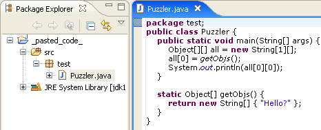after paste (*.java file created and opened)