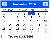 DateTime control with SWT.CALENDAR style on Windows