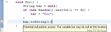 Potential null reference example