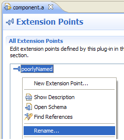 Rename extension point
