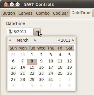GTK DateTime DROP_DOWN calendar