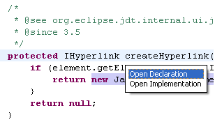 Open Hyperlink popup with 2 entries