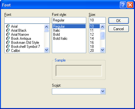 FontDialog on Windows without the Effects grouping